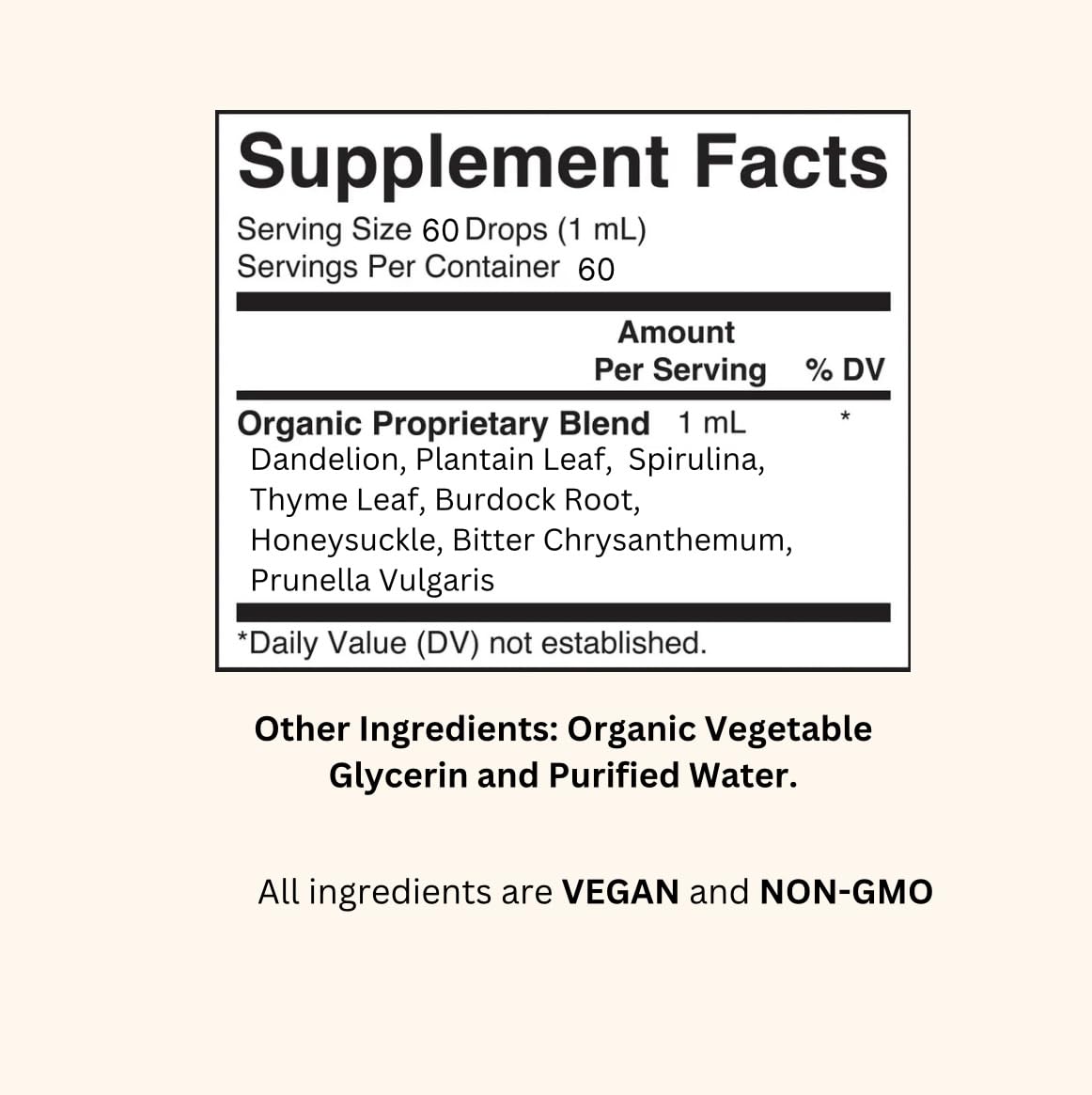 New Advanced Herbal Formula | SIA Organic Lymphatic Drainage Drops Supplements 2 Fl. Oz - Immune Support, Lymphatic Detox & Cleanse | Non-GMO | Vegan |