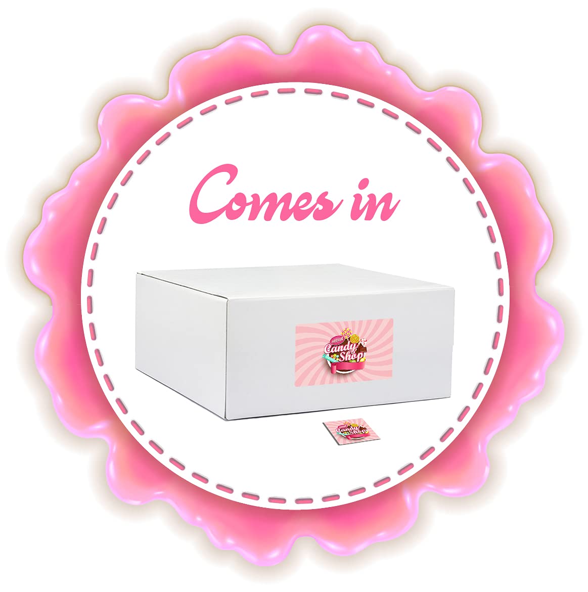 SECRET CANDY SHOP eFrutti Gummi Candy Individually Wrapped Bulk in Box Pizza Pack of 20