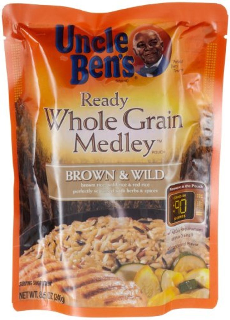 Uncle Bens Ready Whole Grain Medley Brown Wild Rice 85oz Pouch Pack of 6