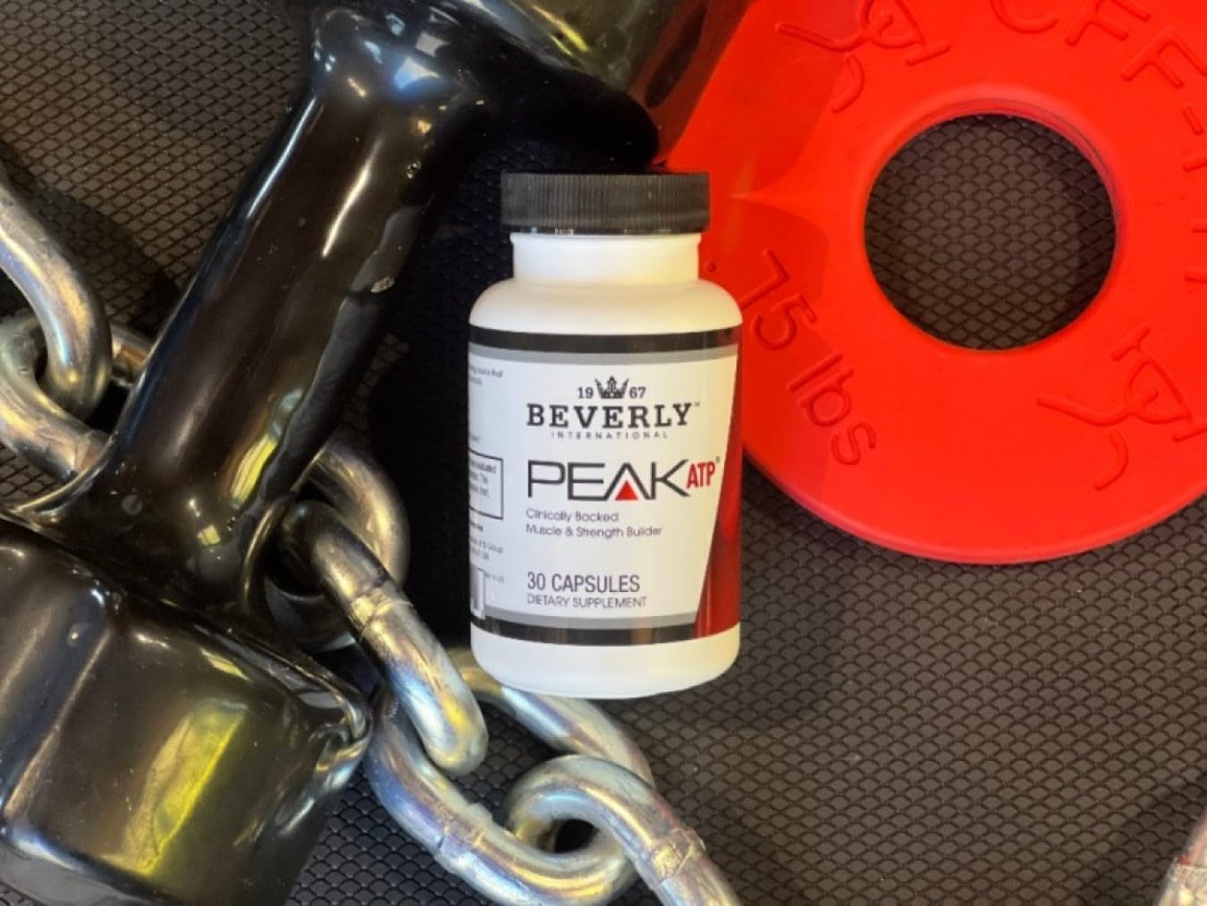 Beverly International Peak ATP® - Unlock Your Competitive Edge - PRE-Workout. Non-Stimulant Energy Source. Fuels Your Muscle. Increase Power, Strength, Muscle Mass, Reduce Fatigue, 30 Caps