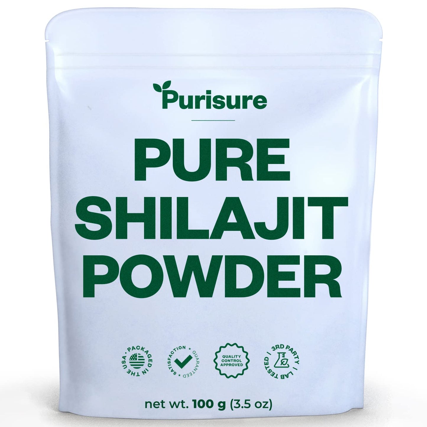 Purisure Shilajit Supplement Powder, 100g, Pure Himalayan Mineral with Fulvic Acid Powder, 12:1 Pure Fulvic Minerals Compound for Energy Supplement, 400 Servings