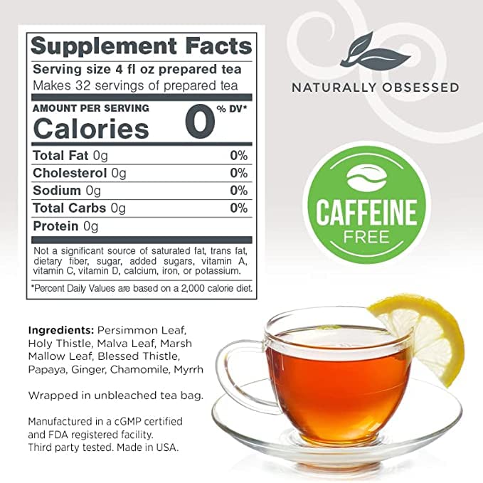 Naturally Obsessed 2 Week DRINK2SHRINK Detox Tea Formula Flat Belly System Detox Kit | NOT PREMADE (Pineapple)