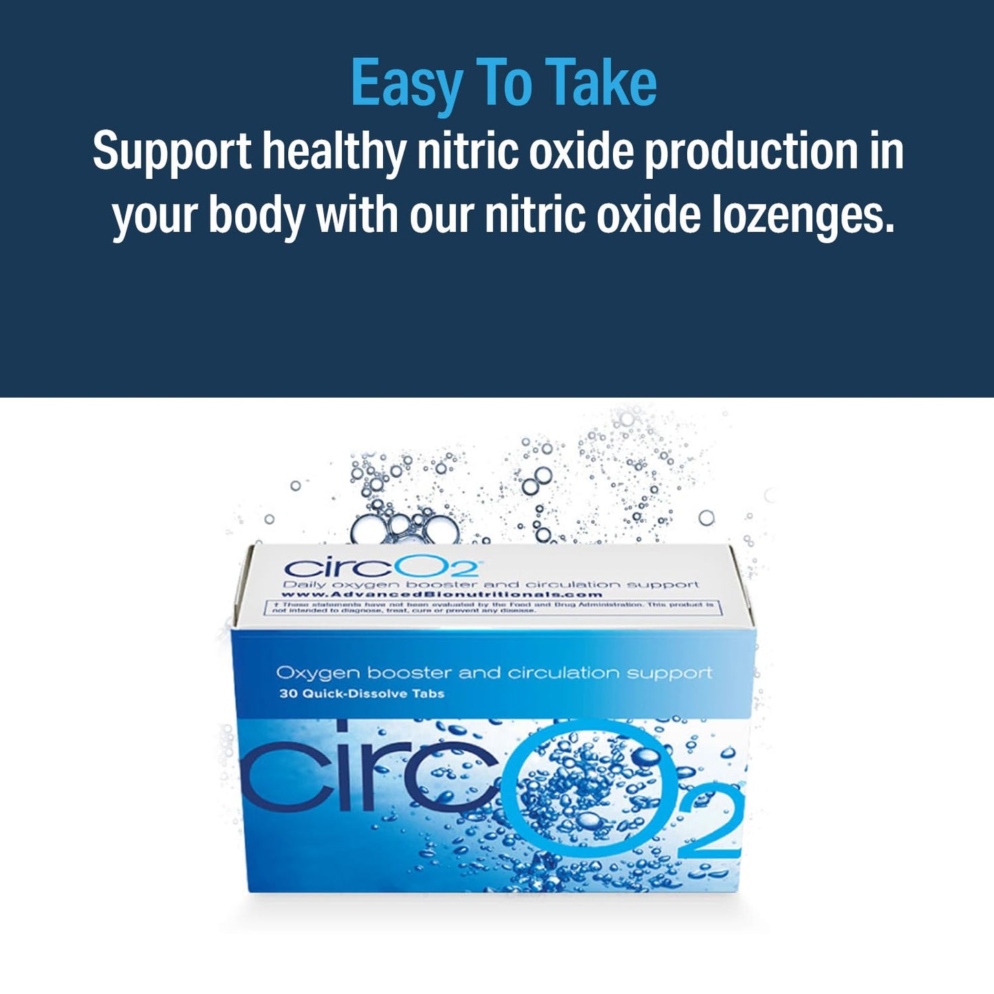 Advanced Bionutritionals - Circ02, Nitric Oxide Supplement for Men and Women, Supports Immune System, Beet Root, L-Citrulline Formula, Non GMO, Gluten Free, Dairy Free, Soy Free, Vegan (30 Lozenges)