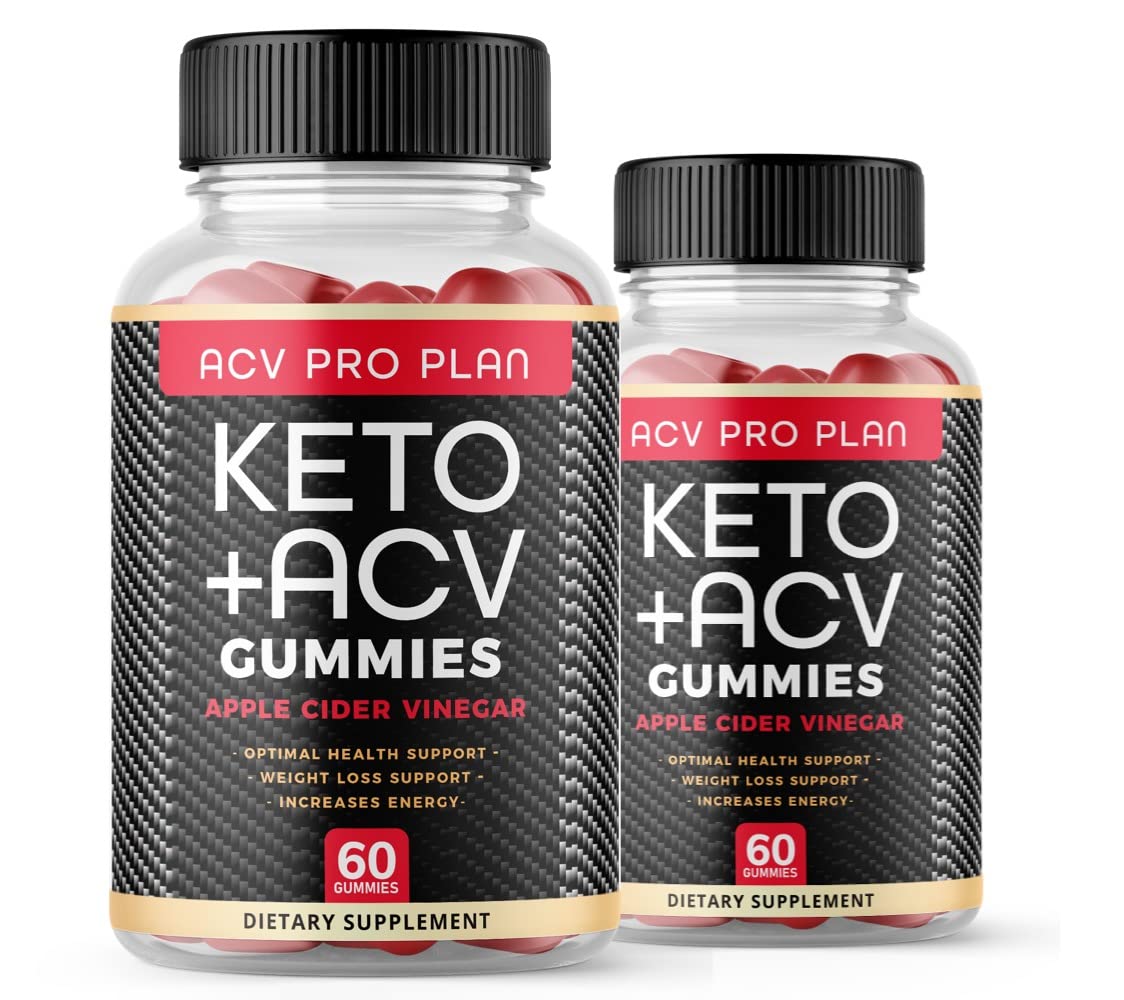 Zonata ACV Pro Plan Gummies, ACV Pro Plan Keto Gummies, 120 Gummies (Pack of 2)
