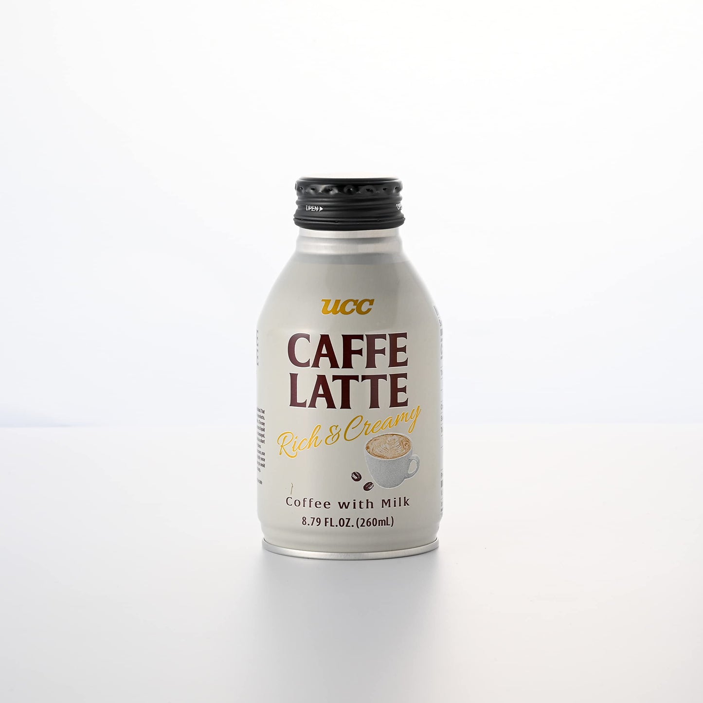 UCC Ready to Drink Caffe Latte 879 FL OZ Pack of 24 Delicious Rich and Creamy Convenient Bottled Coffee Drinks For OntheGo Imported from Japan