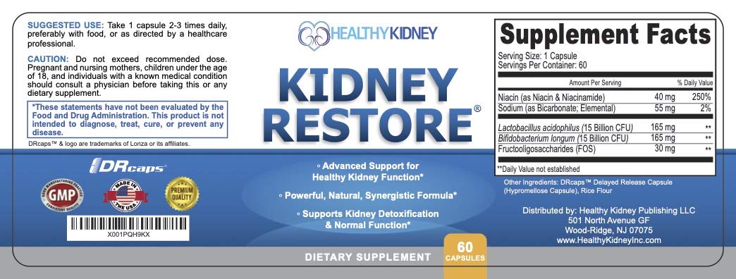 3 Pack Natural Kidney Cleanse to Support Kidney Function and Detox, Advanced Formula Can Help Boost Kidney Health, Daily Health Supplement Pills, 60 Capsules