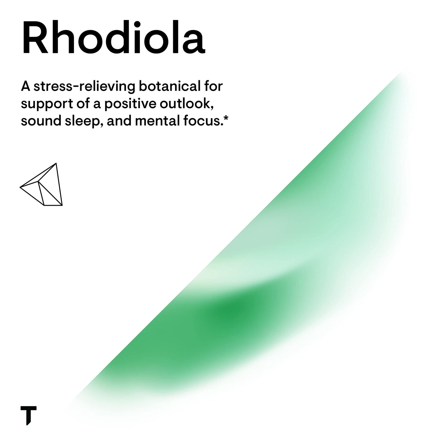THORNE Rhodiola - Botanical Supplement for Stress Relief - Enhances Sleep, and Mental Focus* - 60 Capsules