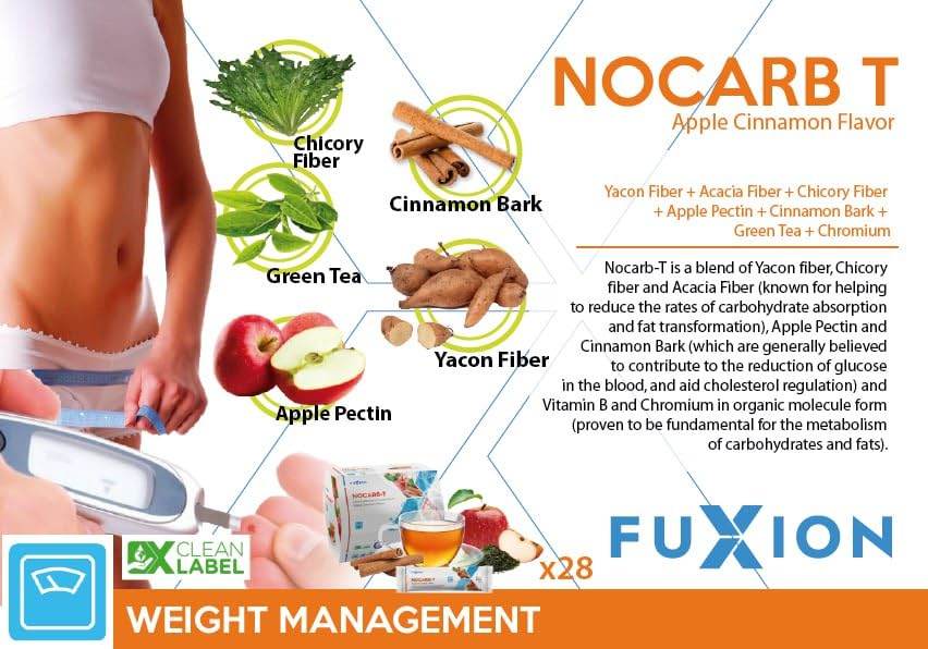 Usoway Fuxion Healthcare Product Bundle, Assorted Items (28 Sticks, Nocarb T), 1 Pound (Pack of 1)