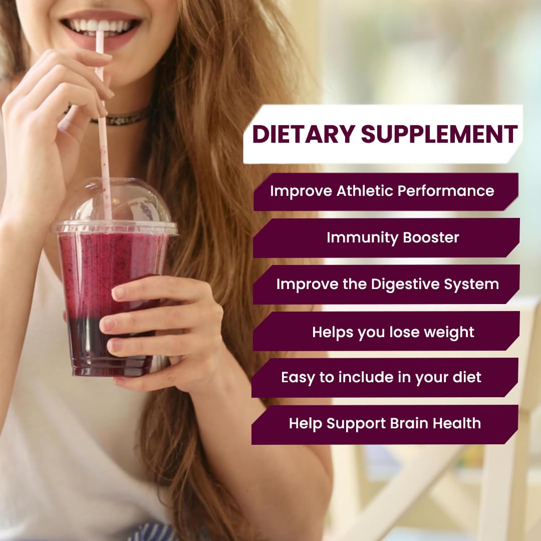 Peacock Max Beet Root Powder, 10.59 oz, Pack of 2 - Berry Flavor Nitric Oxide Booster Superfood with Green Tea Extract, BCAA, L-Arginine, L-Citrulline for Heart Health & Circulation Support, Non-GMO