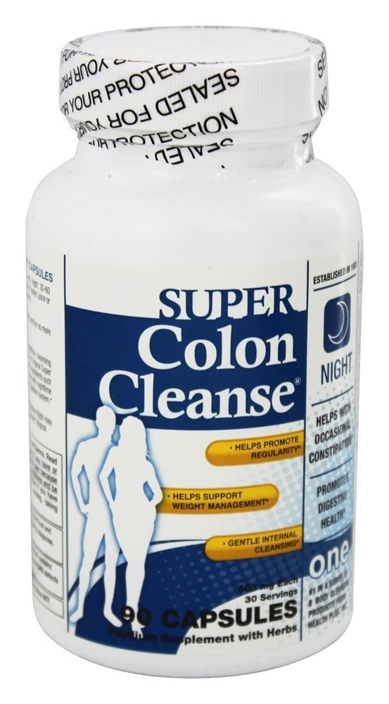 Health Plus Super Colon Cleanse, Night Formula Capsules