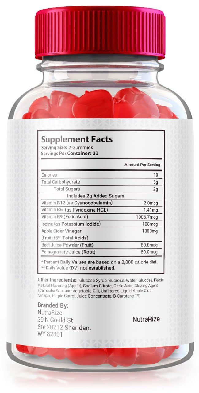 NutraRize (Pack of 2 X10 Boost Keto+ ACV Gummies Advanced Weight Loss, X10Boost Keto ACV Reviews (120 Gummies)