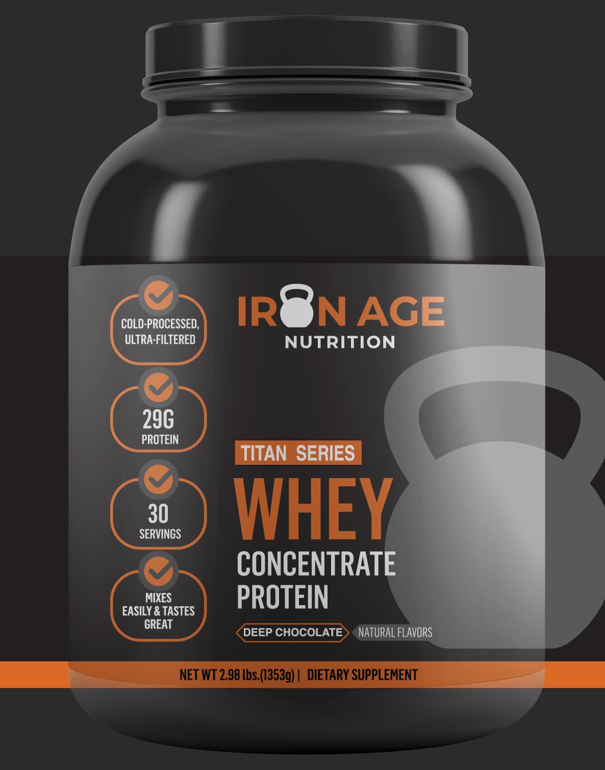 Iron Age Nutrition Whey Protein Concentrate - Chocolate