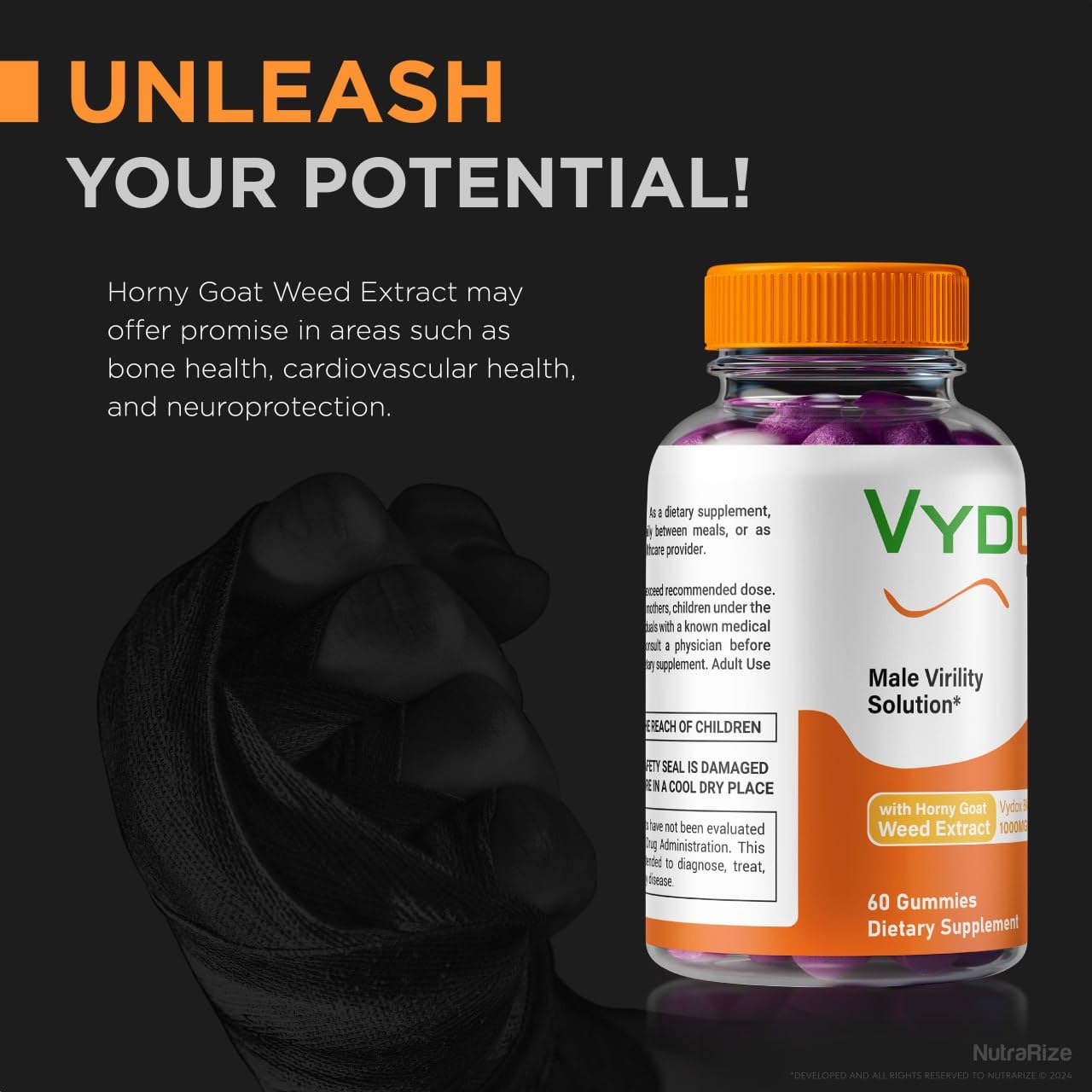 (2 Pack) Vydox Gummies, Vydox Plus Daily Health Supplement, Complete Formula to Support Performance and Overall Health, All-Natural Gummy s, Vy DOX Gomitas Reviews (120 Gummies)