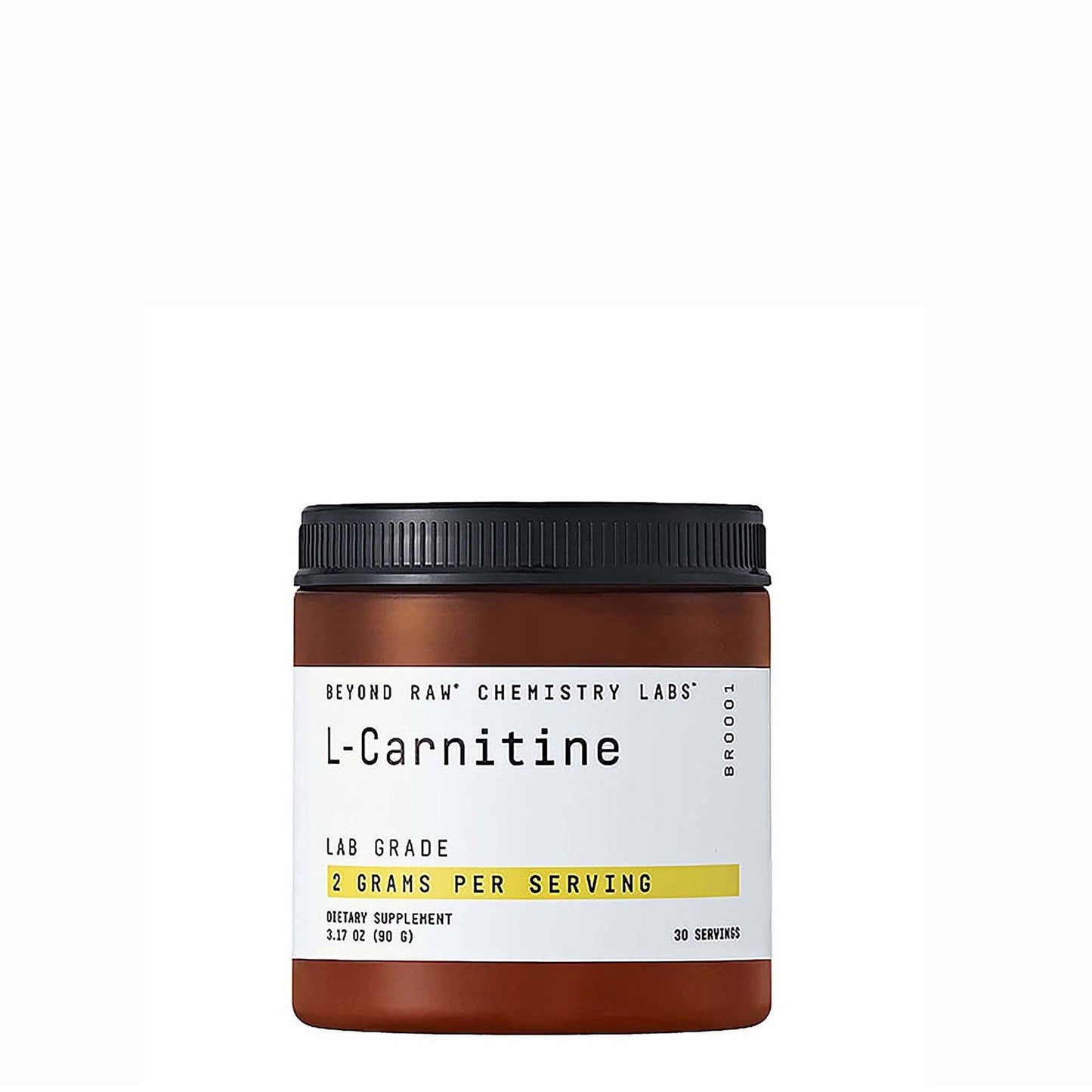 Beyond Raw Chemistry Labs L-Carnitine Powder | Fuels Exercise and Supports Recovery | 30 Servings