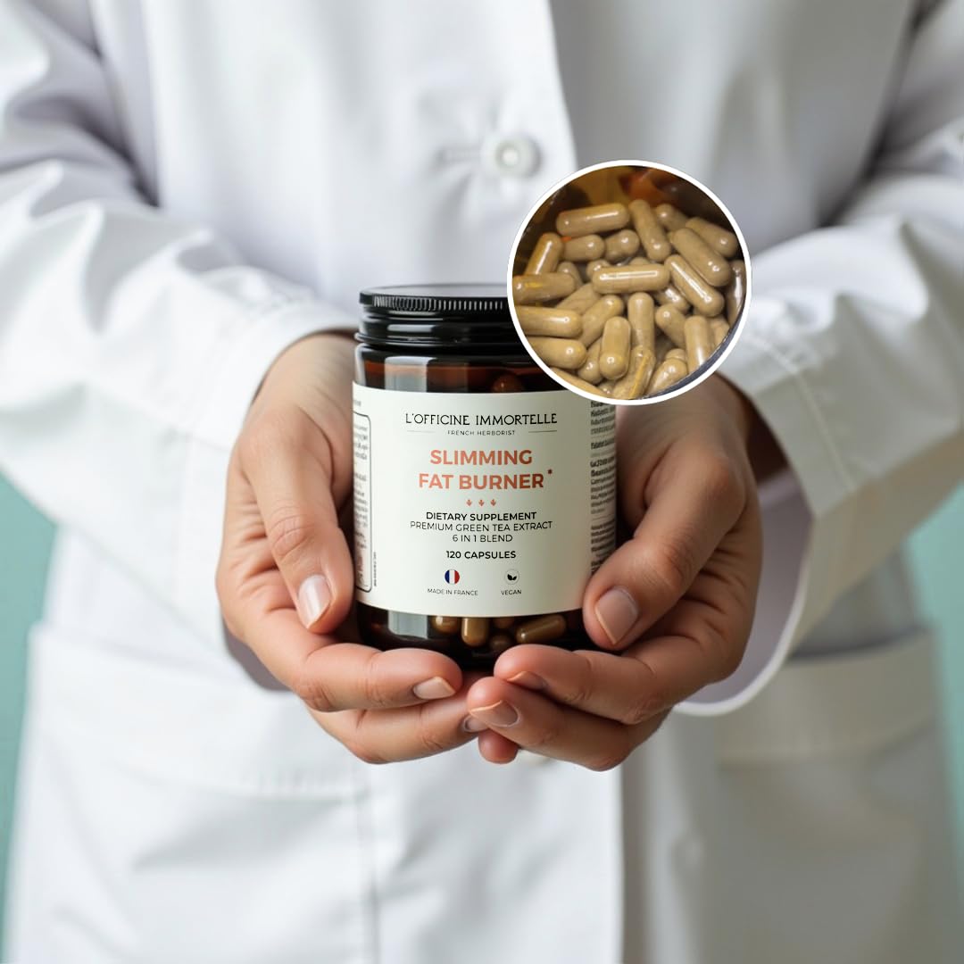 Slimming Vitamins | Fat Burner | Supports Weight Loss | Eliminates Toxins | Green Coffee | Green Tea | Made in France (1)