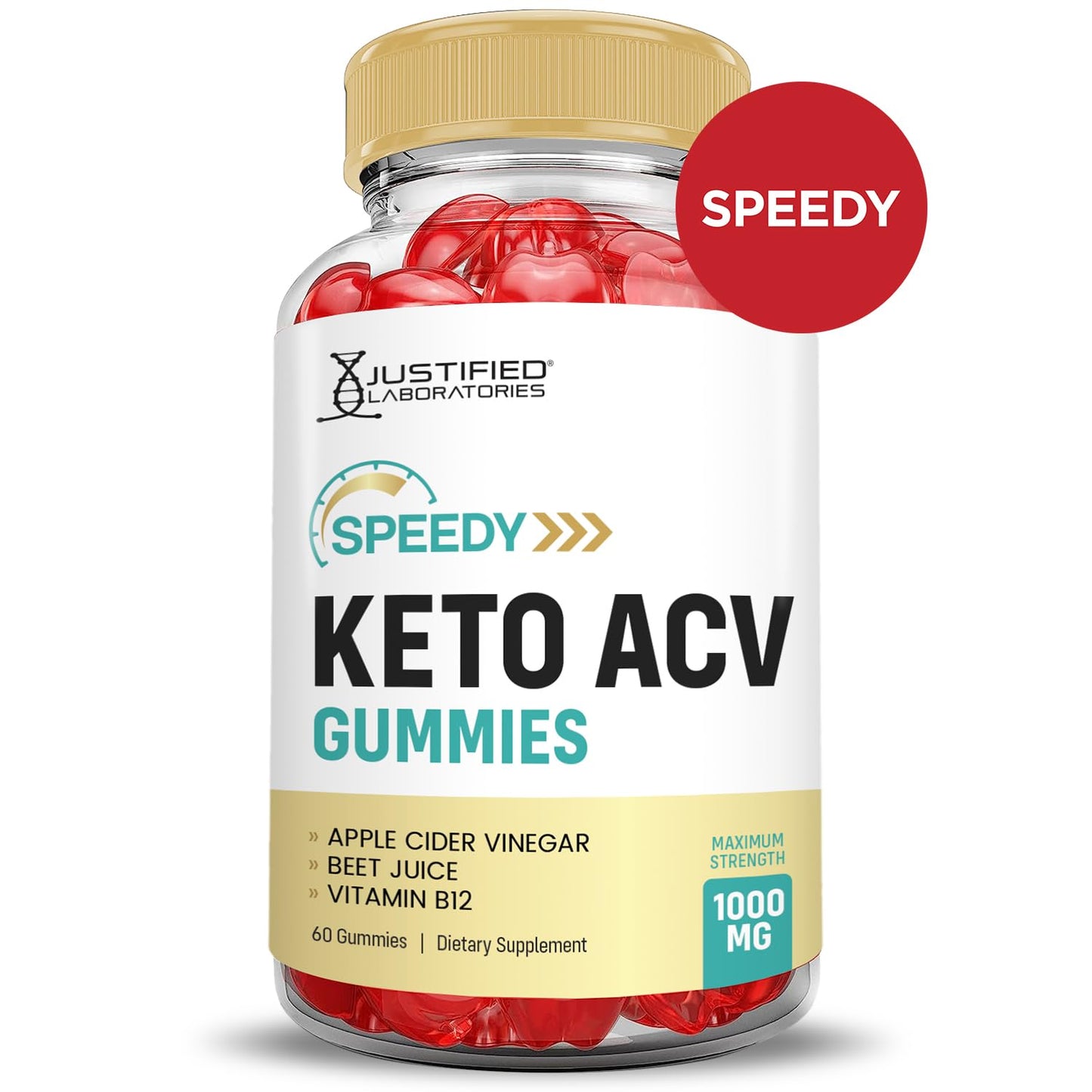 (2 Pack) Speedy Keto ACV Gummies Advanced Formula 1000MG Speedy Keto Gummies Apple Cider Vinegar Formulated with Pomegranate Beet Juice Powder B12 Vegan Non GMO 120 Gummys