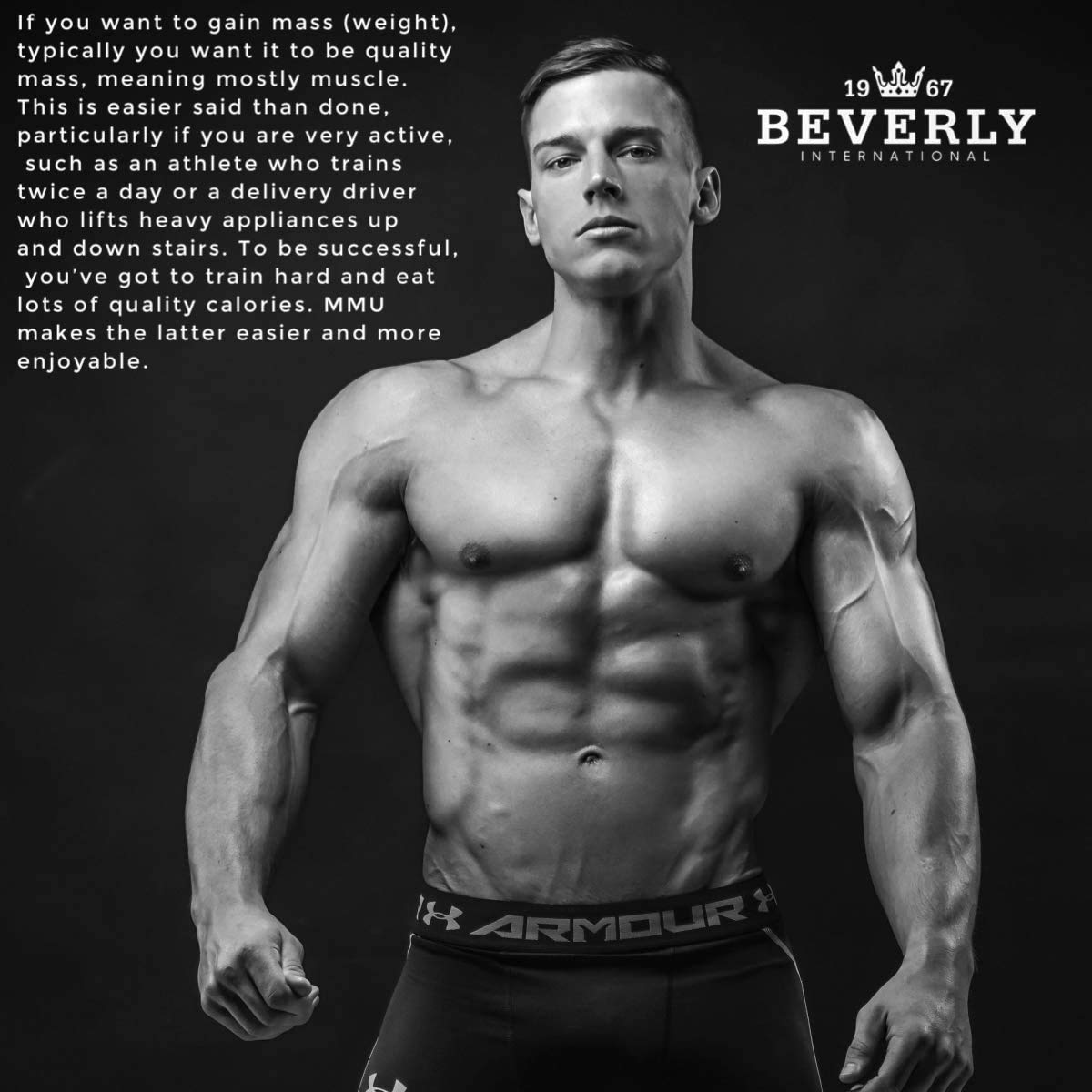 Beverly International Mass Maker Ultra Vanilla, 14 Servings, 3lb. Build Lean Mass Like a Pro. Milk Protein Isolate, Whey Protein Isolate + Egg. MCT Oil. Clean Carbs, Great Taste