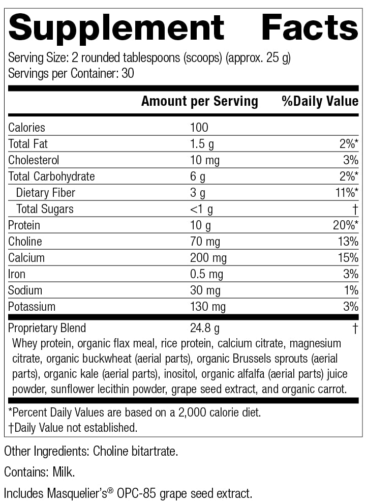 Standard Process Inc. SP Complete - Whole Food Nutrition with Amino Acids, Immune Support, Antioxidant Support with Rice Protein, Grapeseed Extract, and Choline - Vegetarian - 28 Ounce, 30 Servings