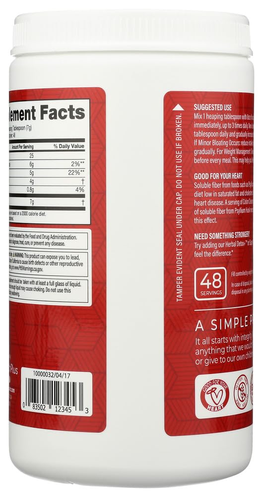 Health Plus Colon Cleanse Powder, Natural Flavor 12 oz (Pack of 2)