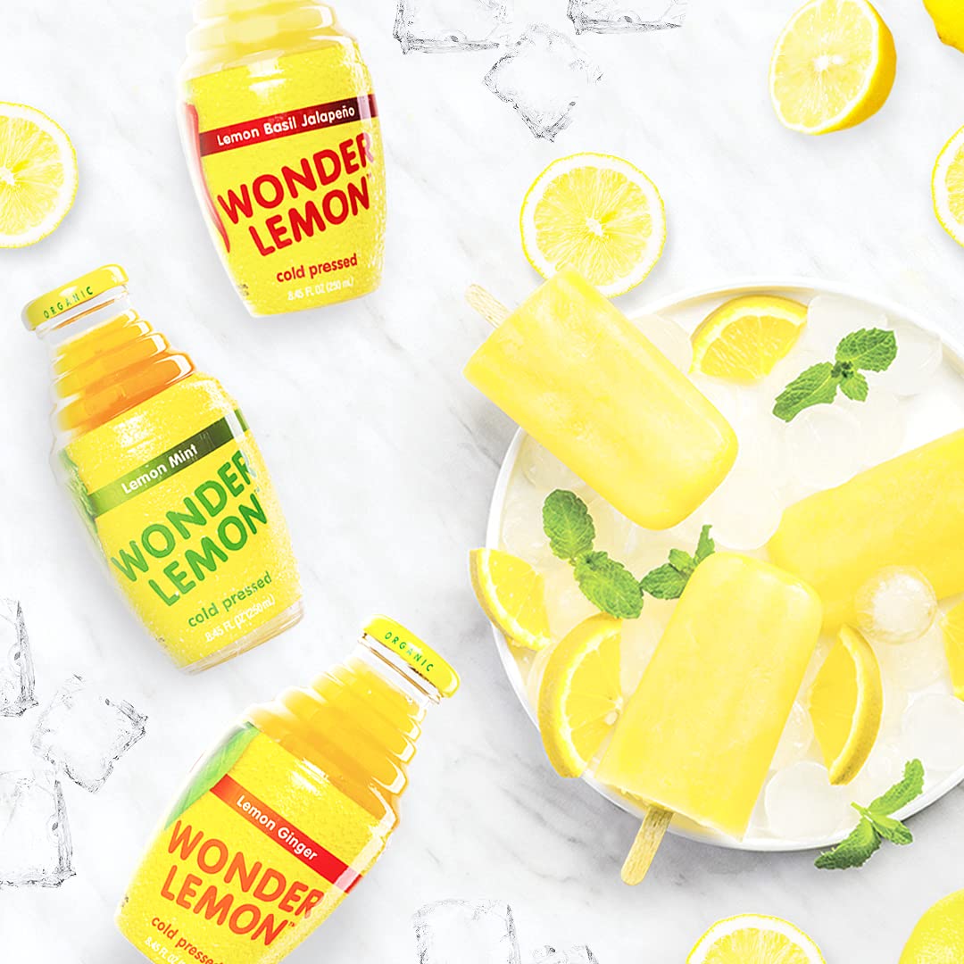 Wonder Lemon Organic Lemon Cold Pressed Juice Variety Pack 845oz 6 Pack