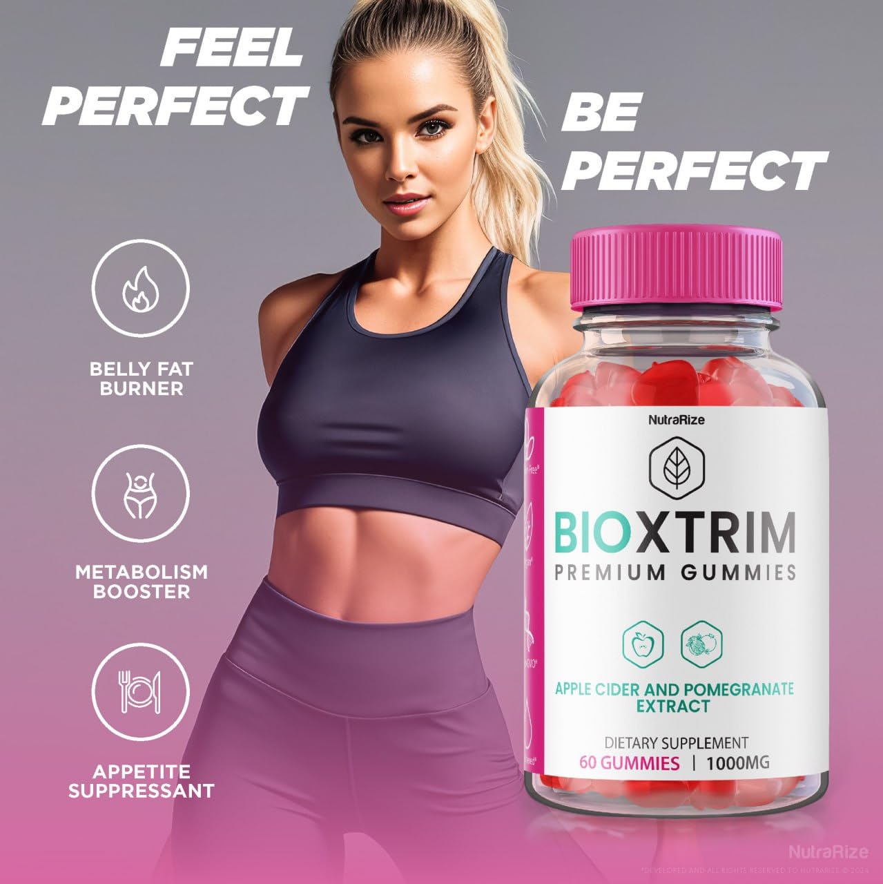 (3 Pack) BioXtrim Gummies - BioXtrim Keto ACV Gummies, BioXtrim ACV Gummies for Advanced Weight Loss, Maximum Strength Supplement, Keto + ACV Gummy, Bio Xtrim Gomitas Reviews (180 Gummies)