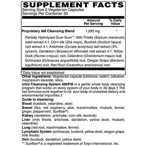 BariatricPal Ultra Cleansing System AM/PM Vegetarian Capsules - 30-Day Kit