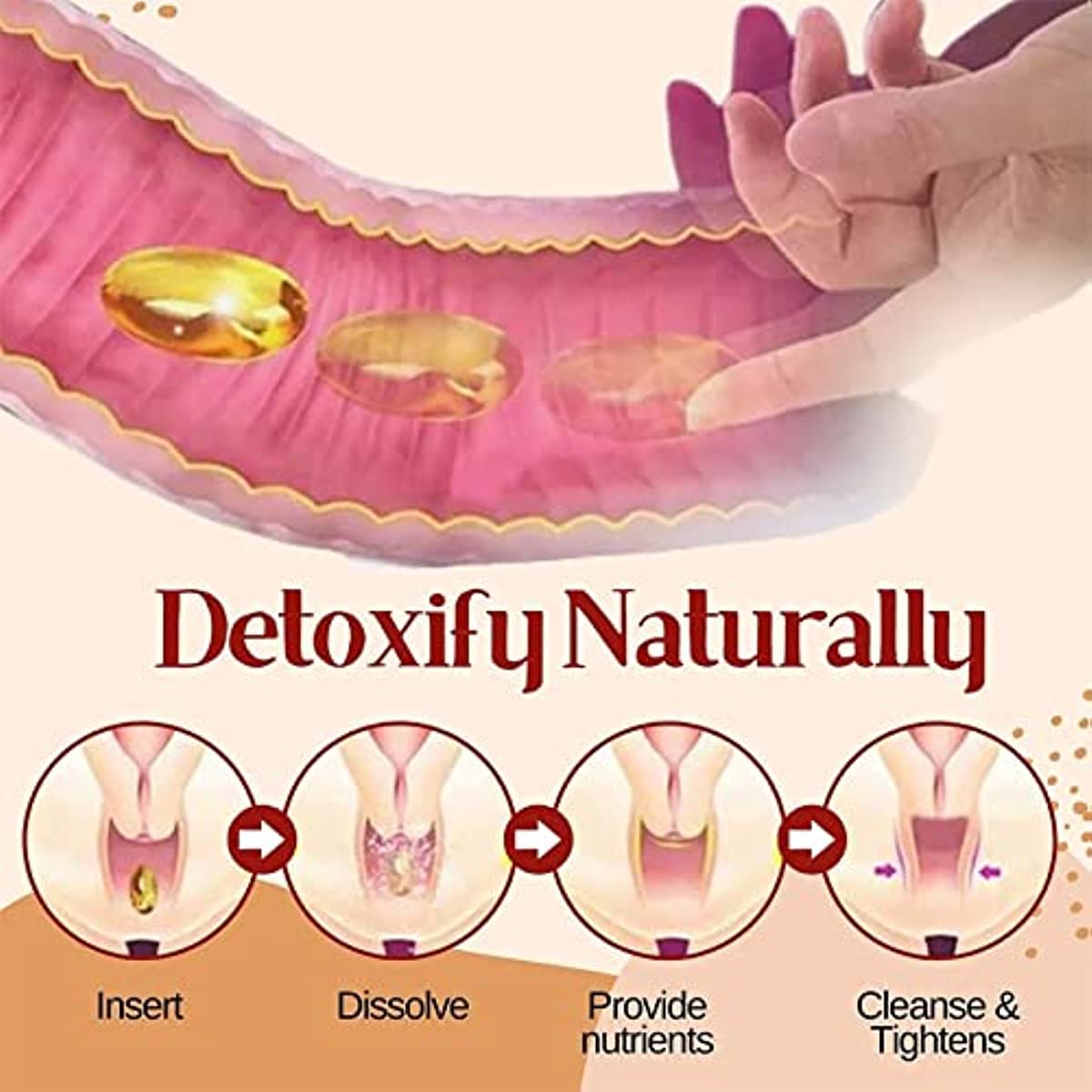 BXS Soothe&Slim Anti-Itch Expulsion of Toxin Lose Weight Capsule, Instant Anti-Itch Expulsion of Toxin Lose Weight Product (3PCS)