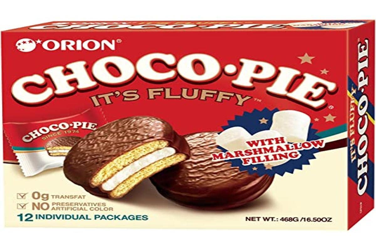 Orion Snack Pies Choco Pie 123 Ounce Pack of 12