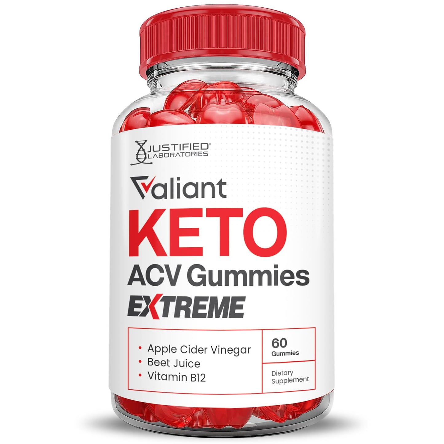 (2 Pack) Valiant Keto ACV Gummies Extreme 2000MG Valant Keto Gummies Apple Cider Vinegar Formulated with Pomegranate Beet Juice Powder B12 Vegan Non GMO 120 Gummys