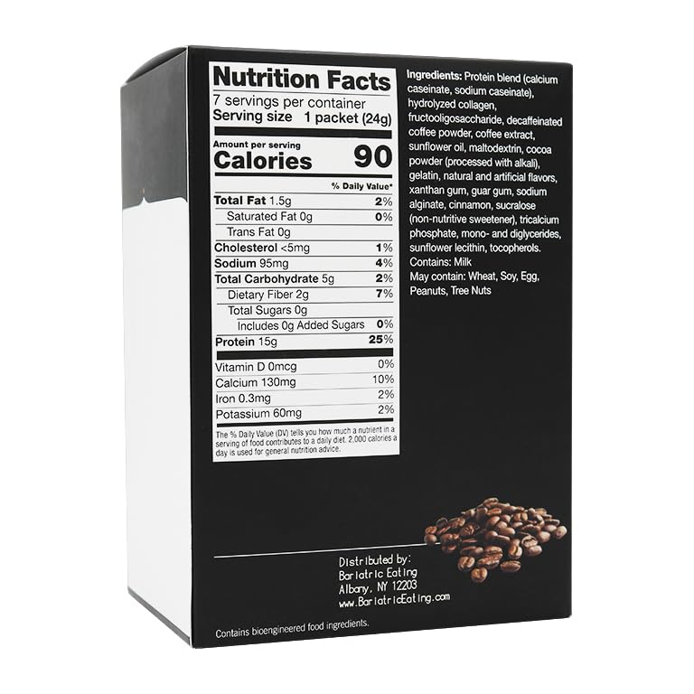 Bariatric Eating Inspire 15g Hot Protein Mix Decaf Cappuccino (1-Pack)
