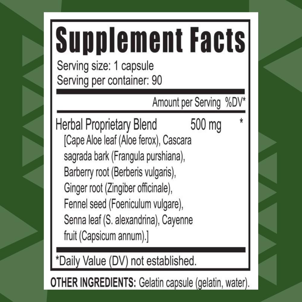 Youngevity Ultimate Colon FX™ - Proprietary Herbal Blend for Natural Colon Cleansing and Digestive Health Support - 90 Capsules (Pack of 1)