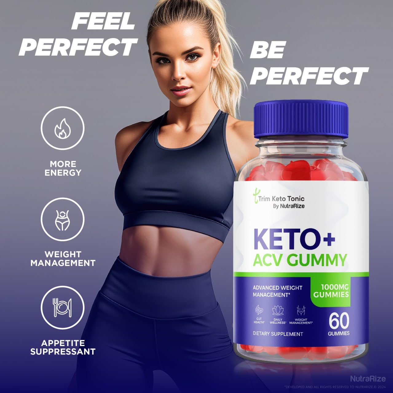 (2 Pack) Trim Keto Tonic Keto ACV Gummies, Trim Keto Tonic Gummies, Trim Keto ACV Supplement, Trim Keto Tonic ACV Gummies for Advanced Weight Loss, Keto + ACV Gummy, TrimKetoTonic Review (120 Gummies)