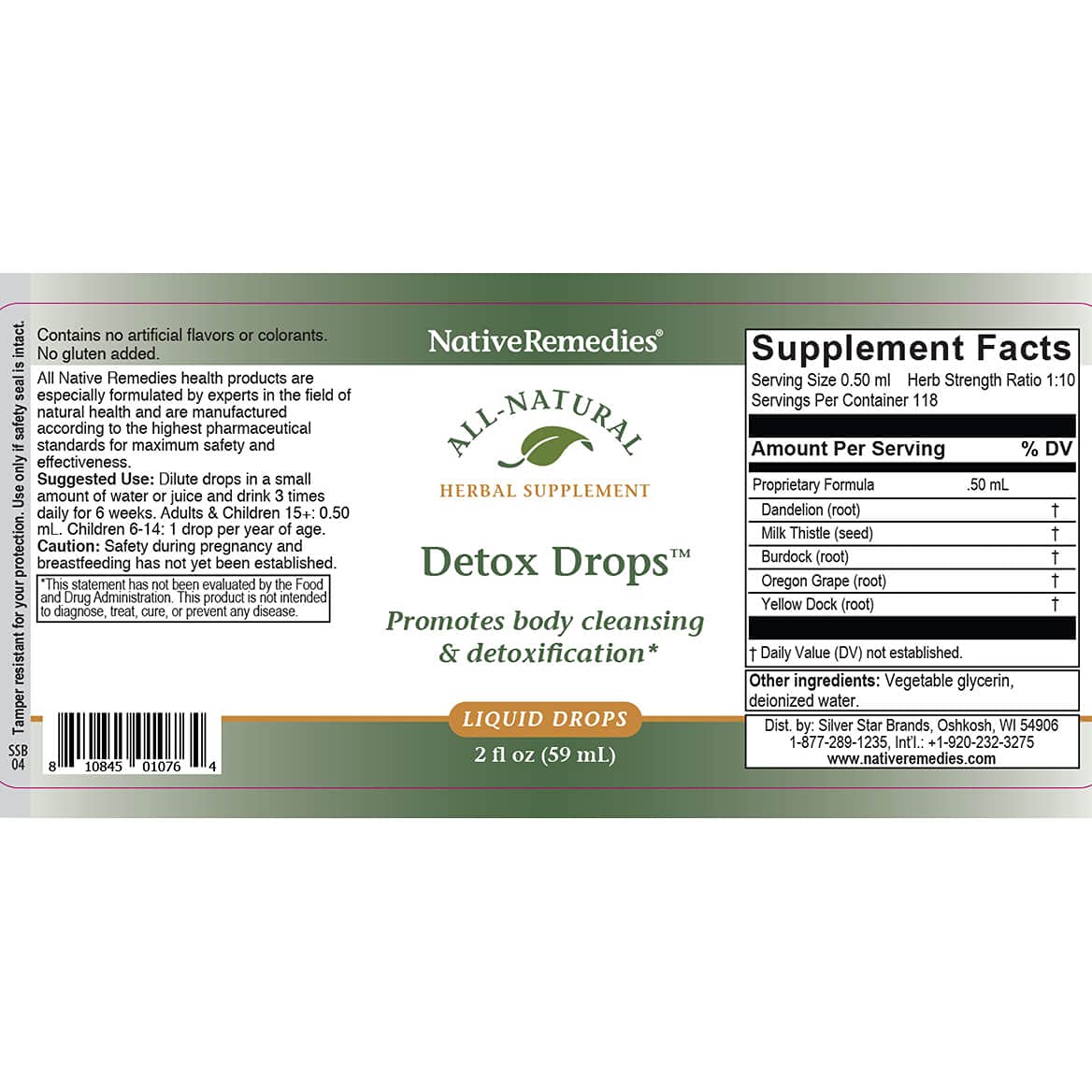 Native Remedies Liver Doctor and Detox Drops ComboPack