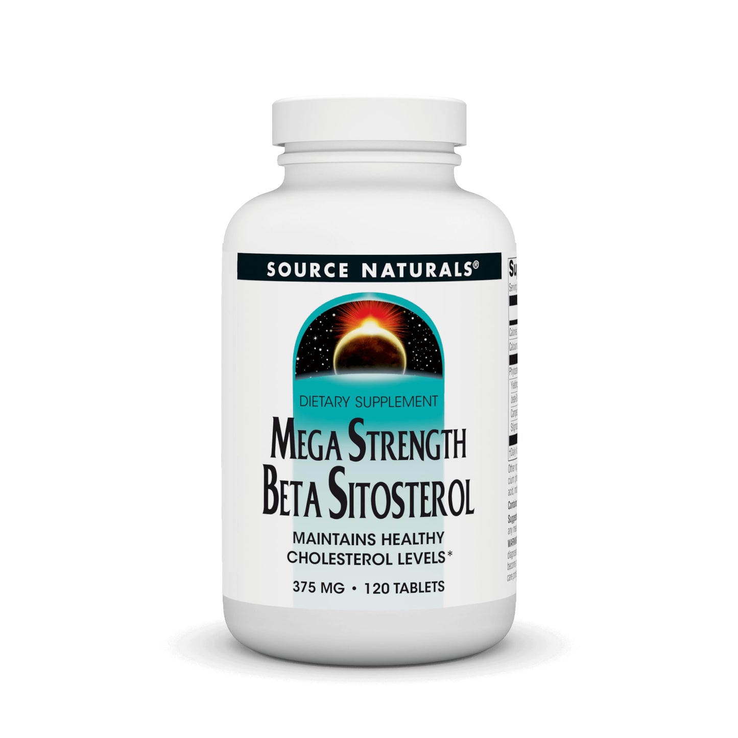 Source Naturals Mega Strength Beta Sitosterol 375mg - 120 Tablets