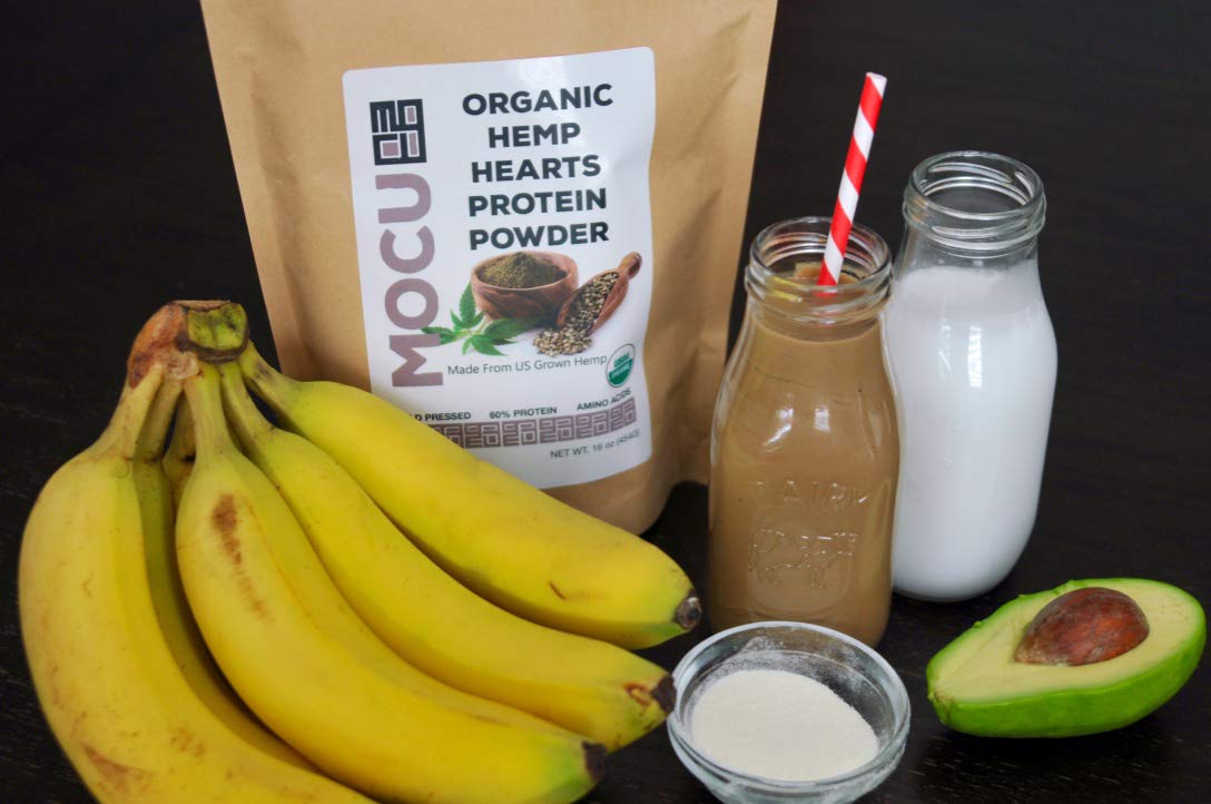 Get Chia Organic Hemp Heart Protein Powder-74% | 22 Grams Protein Per Serving I Cold Processed & Stored | Made from The Hemp Heart | (6 LBS (2 X 3 LB Bags)