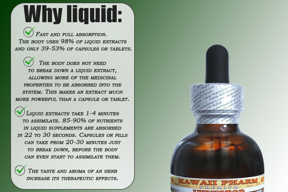 Psyllium Alcohol-Free Liquid Extract, Psyllium (Plantago Ovata) Seed Glycerite Natural Herbal Supplement, Hawaii Pharm, USA 2 fl.oz