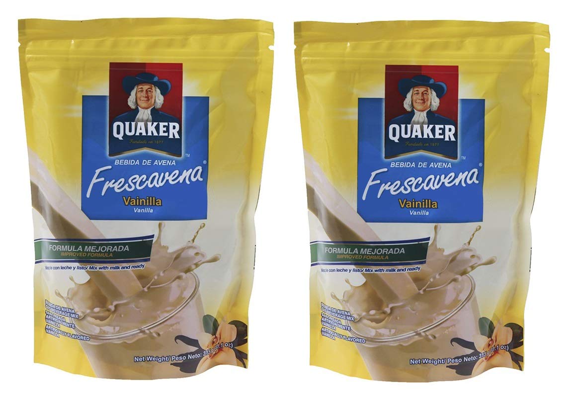 QUAKER Frescavena Vainilla 2 Pack Oat Meal Mix Vanilla Flavor 111 oz