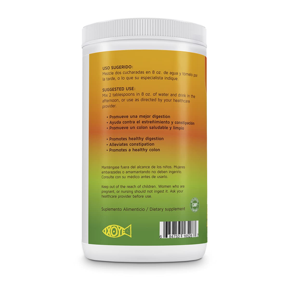 Betel Natural Daily Fibra Forte Formula/Strong Formula - Extreme Colon Cleanse Cucumber with Lemon (Pepino con Limon)