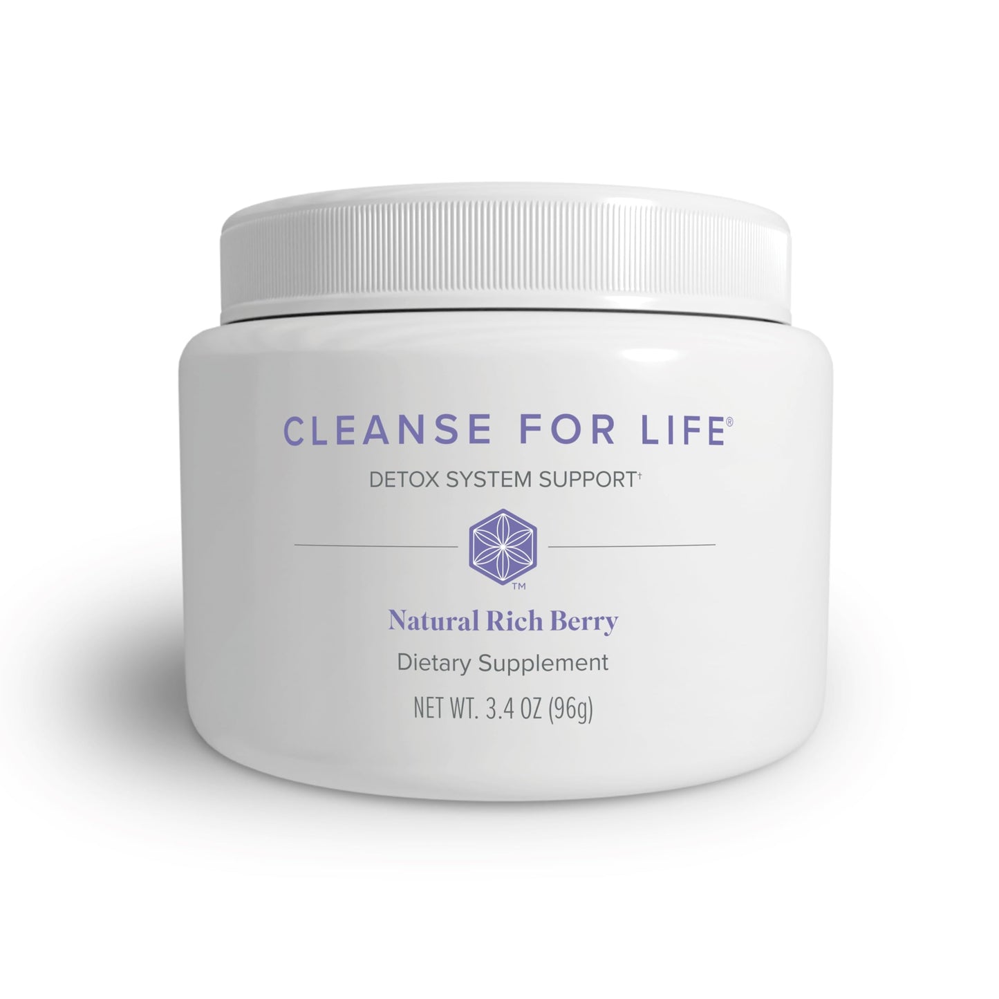 Isagenix Cleanse for Life - Powder Supplement for Cleanse Drink with No Laxatives or Diuretics - Support Metabolism with Vitamin B12 & Niacin - Natural Rich Berry -3.4 Oz (16 Servings)