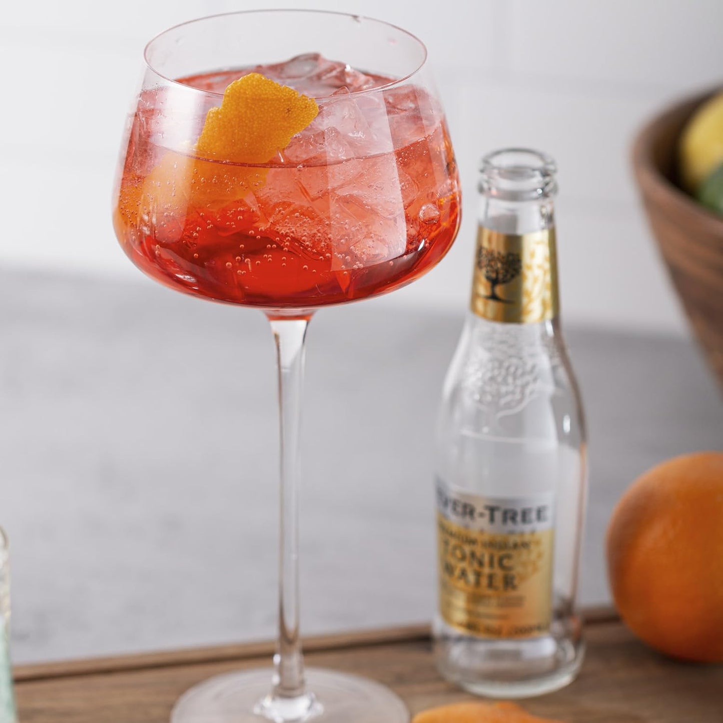Fever Tree Premium Tonic Water Premium Quality Mixer and Soda Refreshing Beverage for Cocktails Mocktails 200ml Bottle Pack of 15