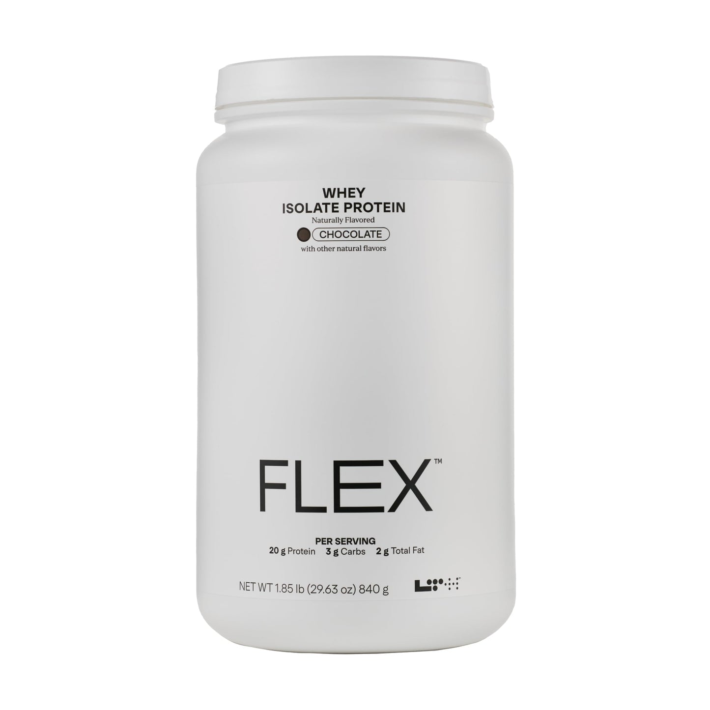 LTH Flex Whey Protein Isolate - Lactose-Free Protein Powder - for Post-Workout Recovery - Low Fat, No Sugar & Low Carb - Chocolate, 30 Servings