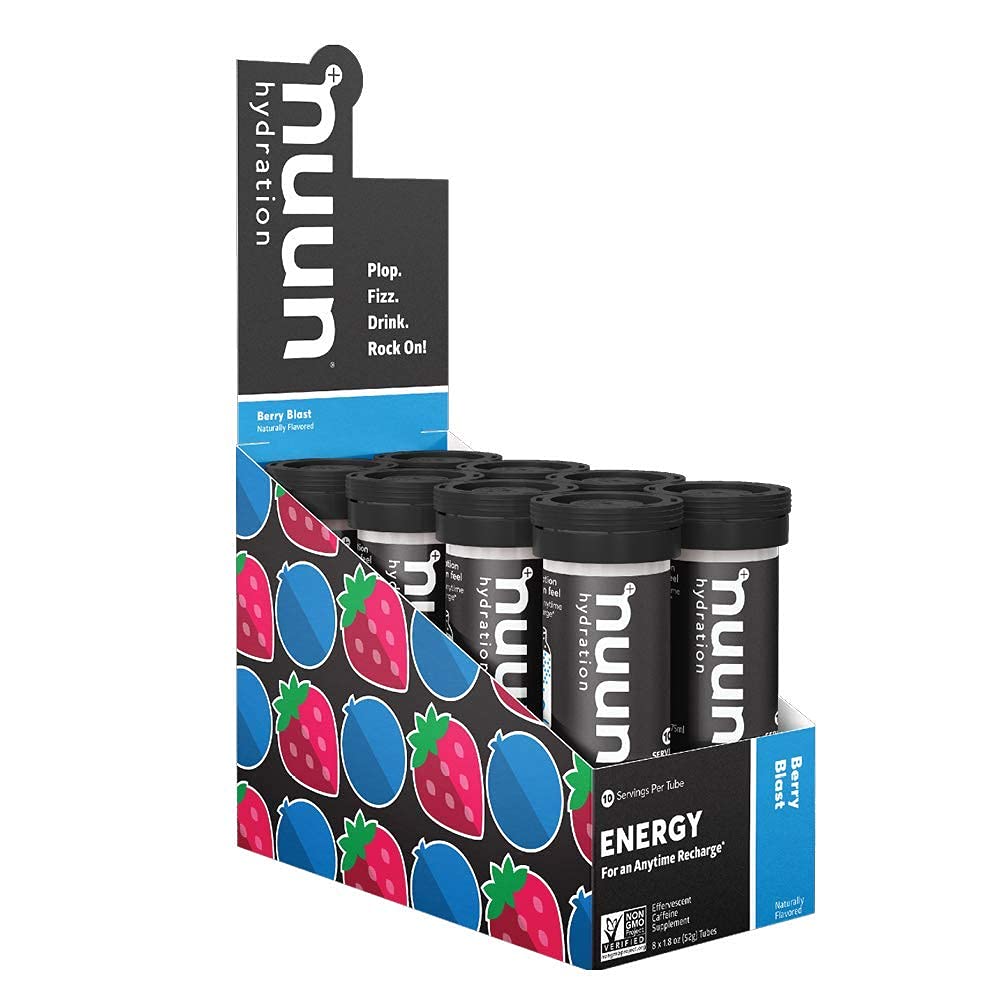 Nuun, Supplement Energy Berry Blast Box, 1.8 Ounce, 8 Pack