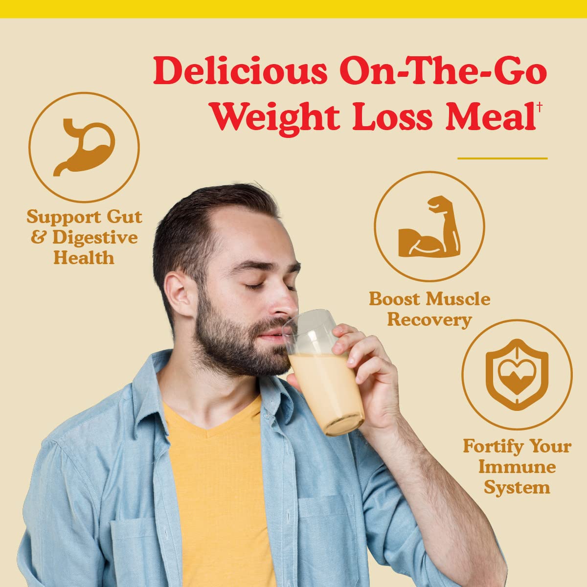 Best Bodies for Life - Meal Replacement Powder with A Shot of Apple Cider Vinegar - 15g Organic Grass Fed Whey Protein Lifestyle Shake - 15 Servings, Turmeric Curcumin Cream