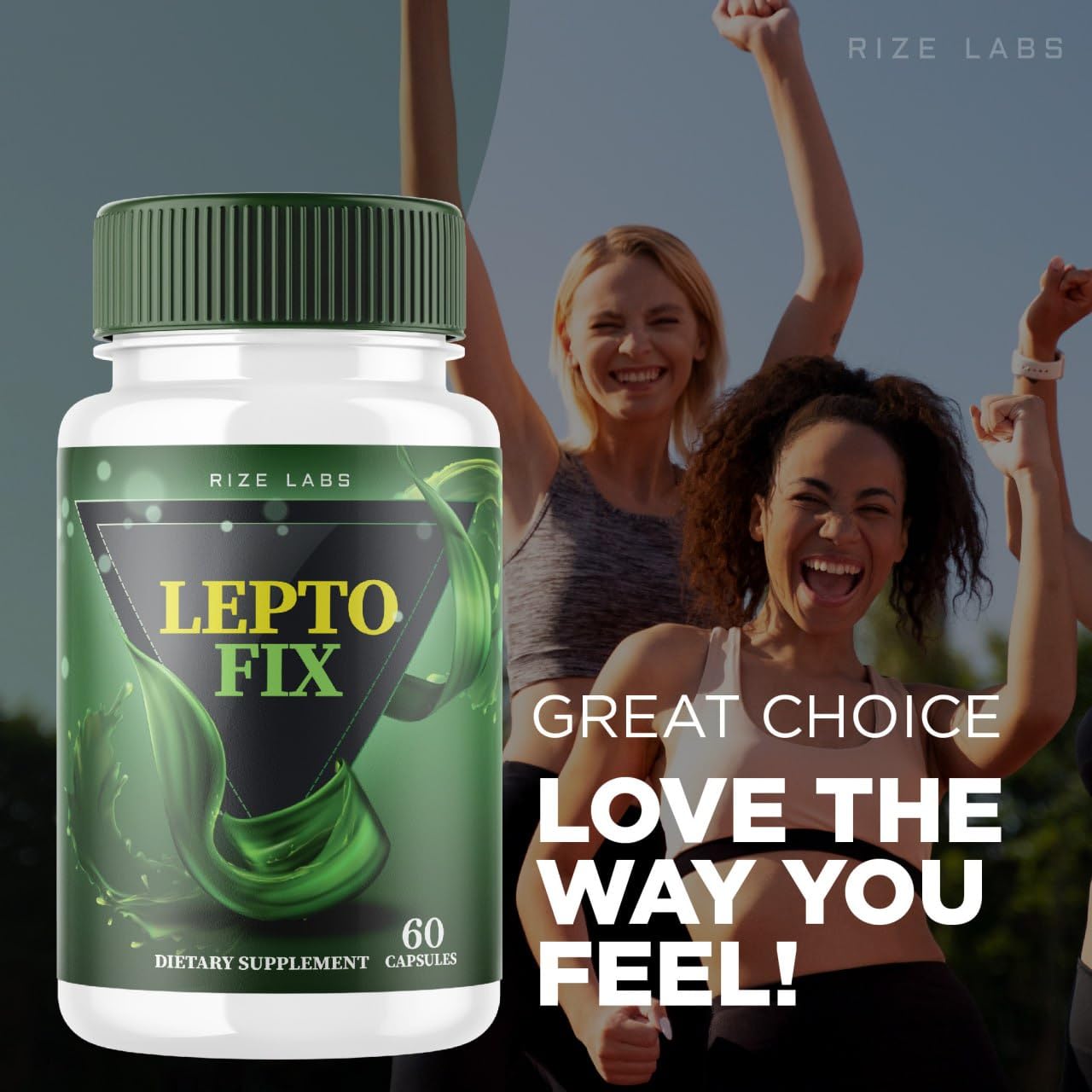 rize labs LeptoFix - LeptoFix Weight Loss Pills, LeptoFix Natural Supplement for Noticeable Results, LeptoFix Formula Blend to Support Healthy and Active Lifestyle, Lepto Fix Reviews (60 Capsules)