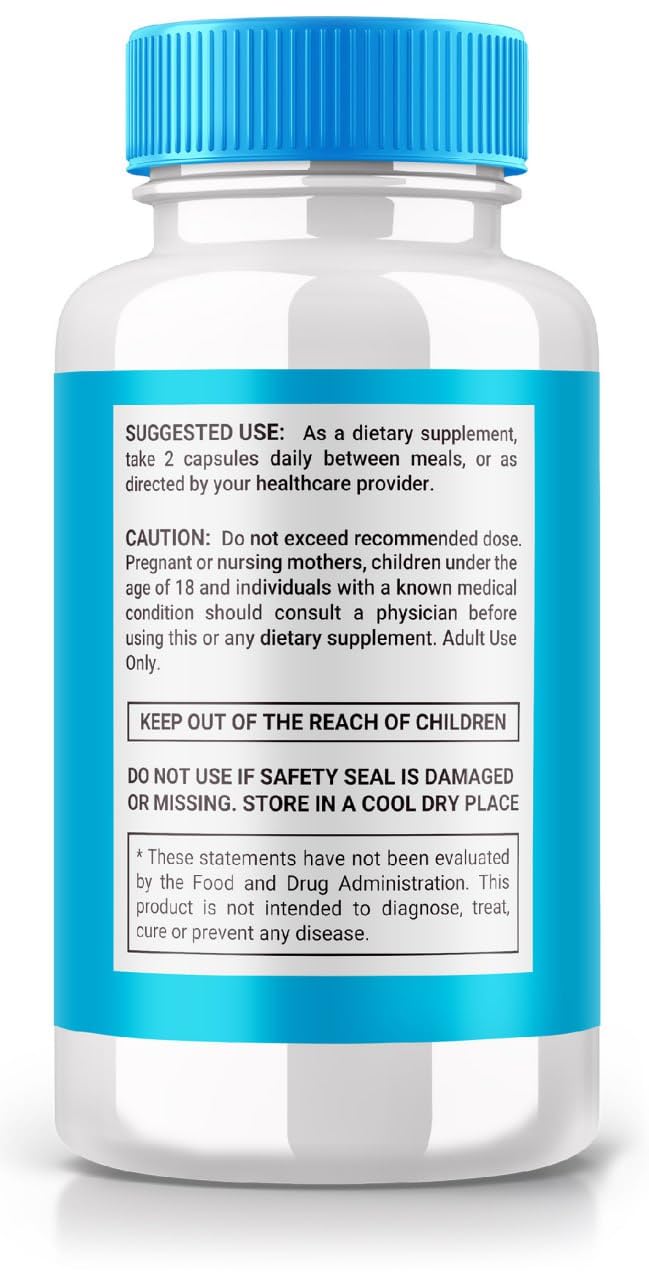 (2 Pack) Glucea Capsules - Glucea Supplement to Maintain Stable Healthy Levels, All-Natural Blood Dietary Pills, Glucea Support Advanced Formula for Optimal Health, Pastillas Reviews (120 Capsules)