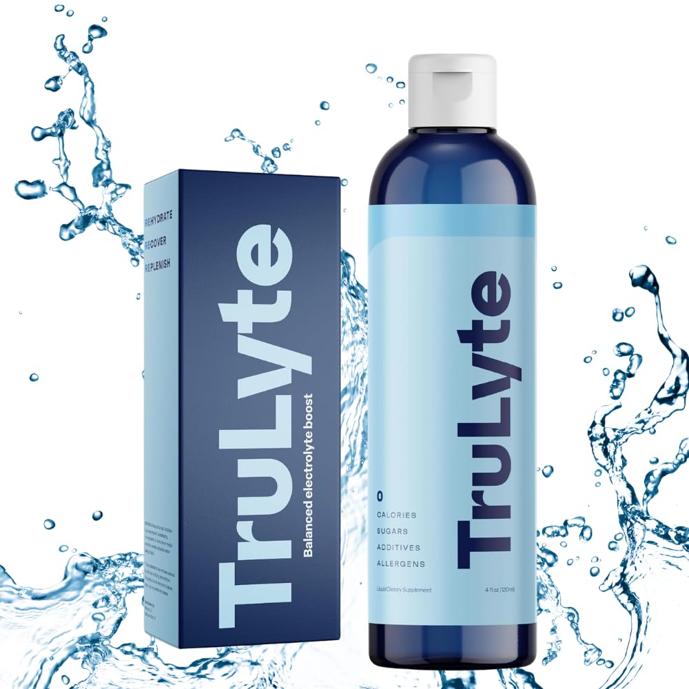 TruLyte Electrolyte Drops for Rapid Hydration & Immune Support | Electrolyte Concentrate | NO Calories NO Sugar | 3X The Hydration | Flavorless Electrolyte | 48 Servings | Vegan | Keto Friendly