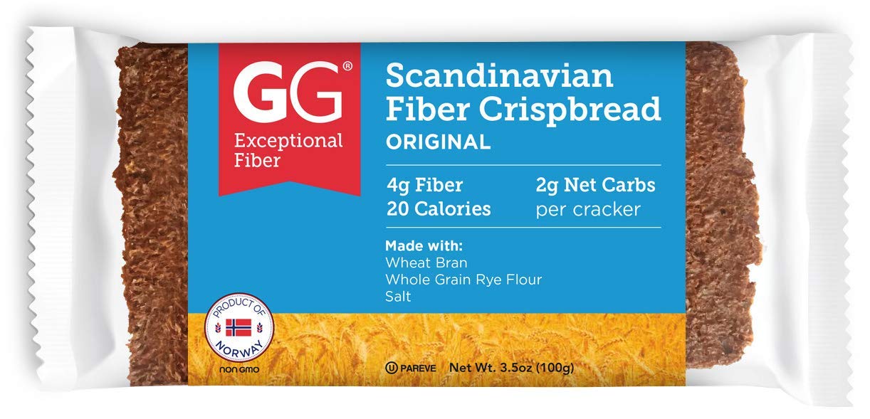 GG Scandinavian Fiber Crispbread Original 35 Oz Pack of 15