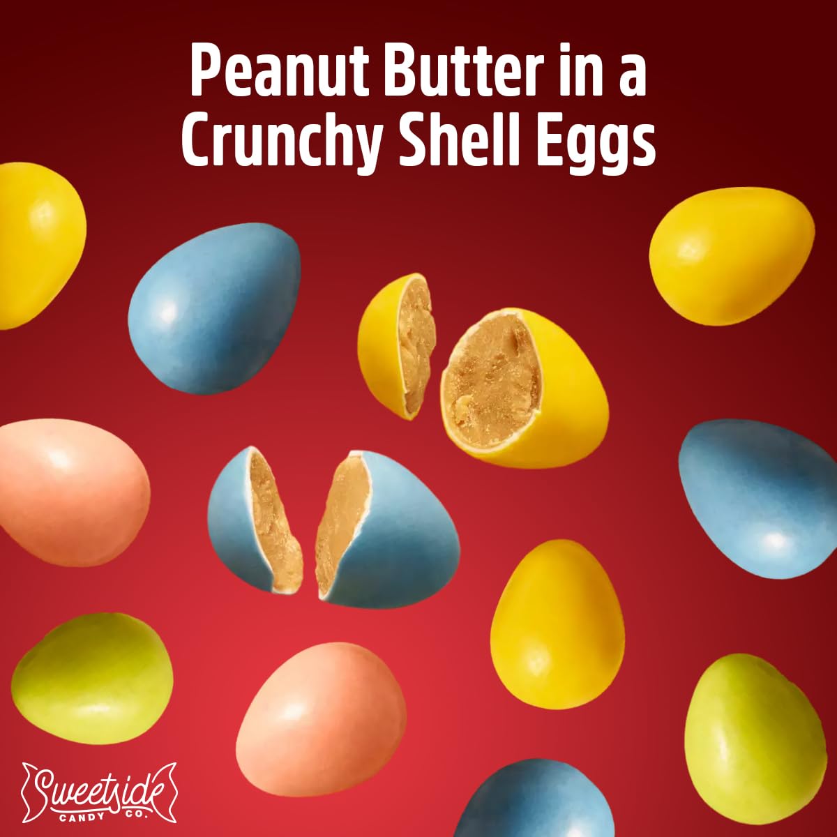 Pieces Peanut Butter Pastel Eggs ReesesCandy Bulk Peanut Butter Easter Eggs 35Ounce Pack of 15