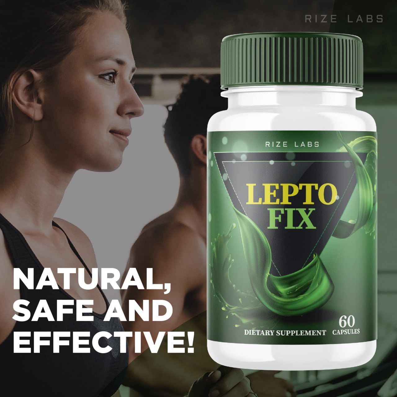 rize labs LeptoFix - LeptoFix Weight Loss Pills, LeptoFix Natural Supplement for Noticeable Results, LeptoFix Formula Blend to Support Healthy and Active Lifestyle, Lepto Fix Reviews (60 Capsules)