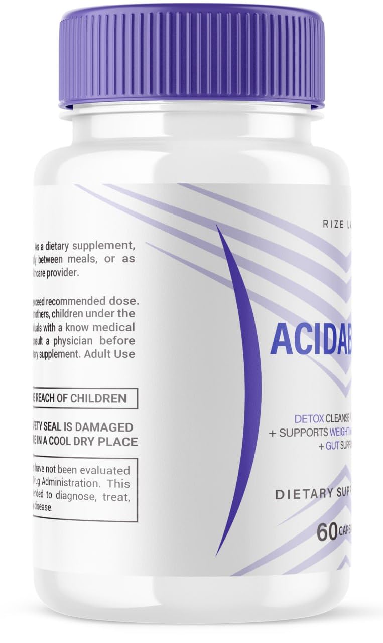 (2 Pack) Acidaburn Capsules, Acidaburn Advanced Pill for Healthy Weight Loss, Acidaburn Active Lifestyle for a Better Life, Acidaburn Maximum Strength Formula, Acidaburn Reviews (120 Capsules)